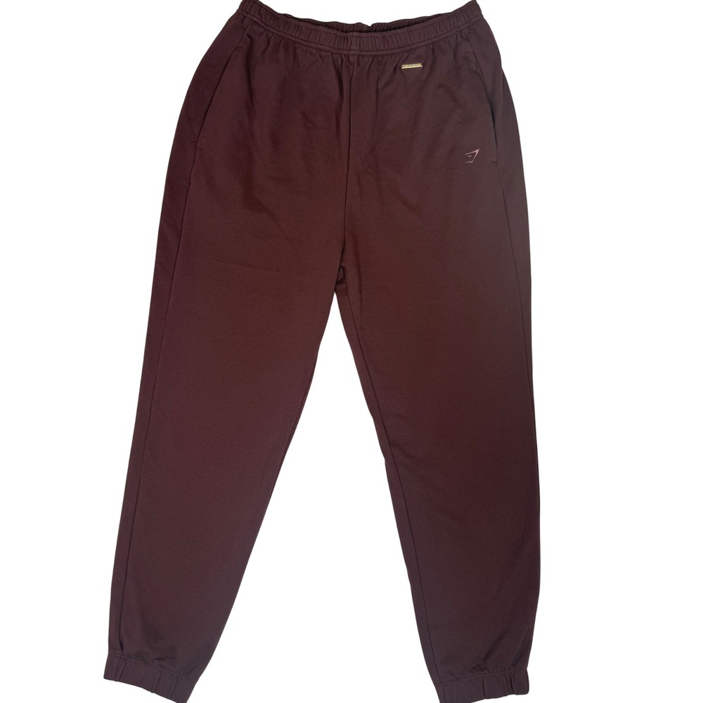 Gymshark Whitney‎ Simmons Joggers Womens XL Brown French Terry Sweatpant